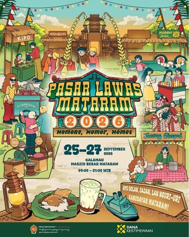 Poster Acara Pasar Lawas Mataram
